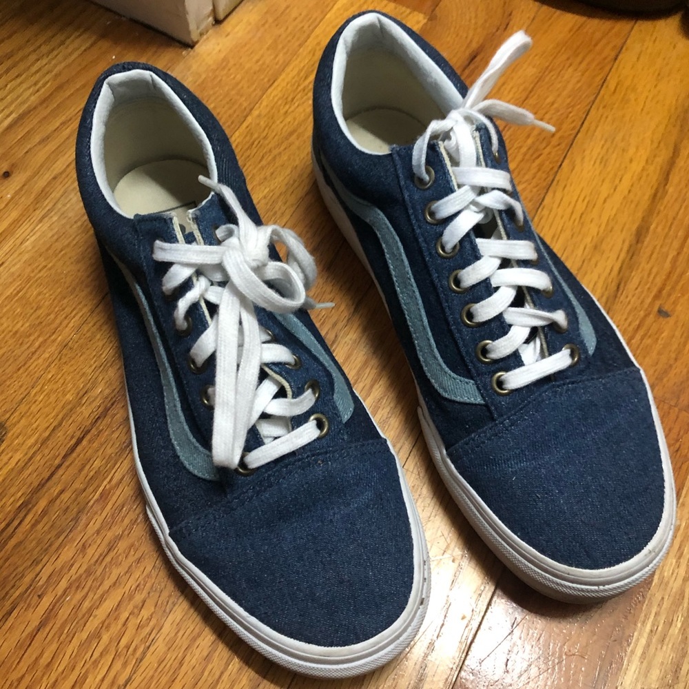 Double denim Madewell x Vans Old Skool collab